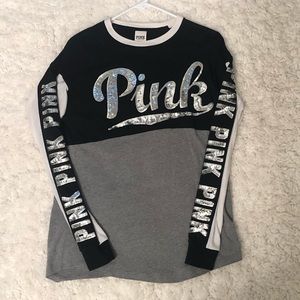 Victoria’s Secret PINK Sequin Long Sleeve